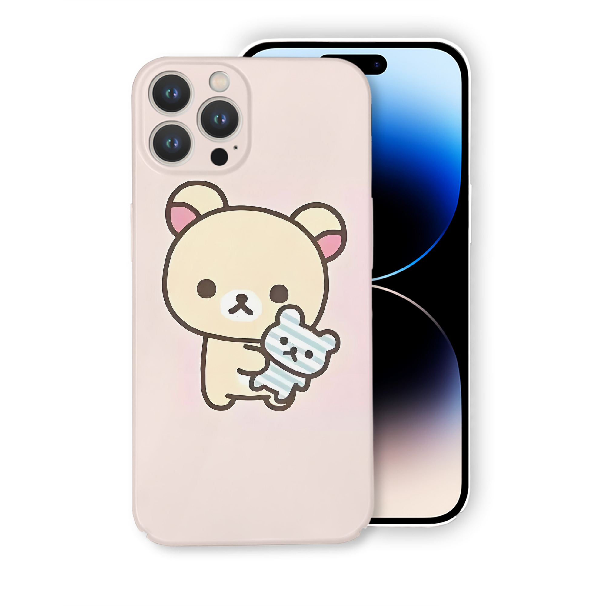 （画像用） リラックマ リラックマ キイロイトリ Rilakkuma Korilakkuma Kiiroitori 【iPhone 14シリーズ対応】ハードケース